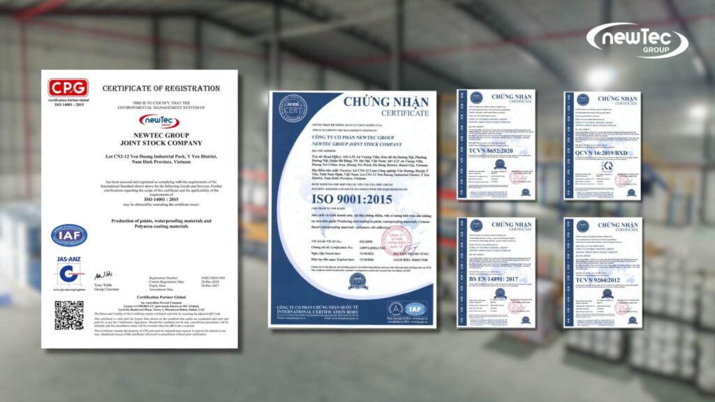 newtec certificatations