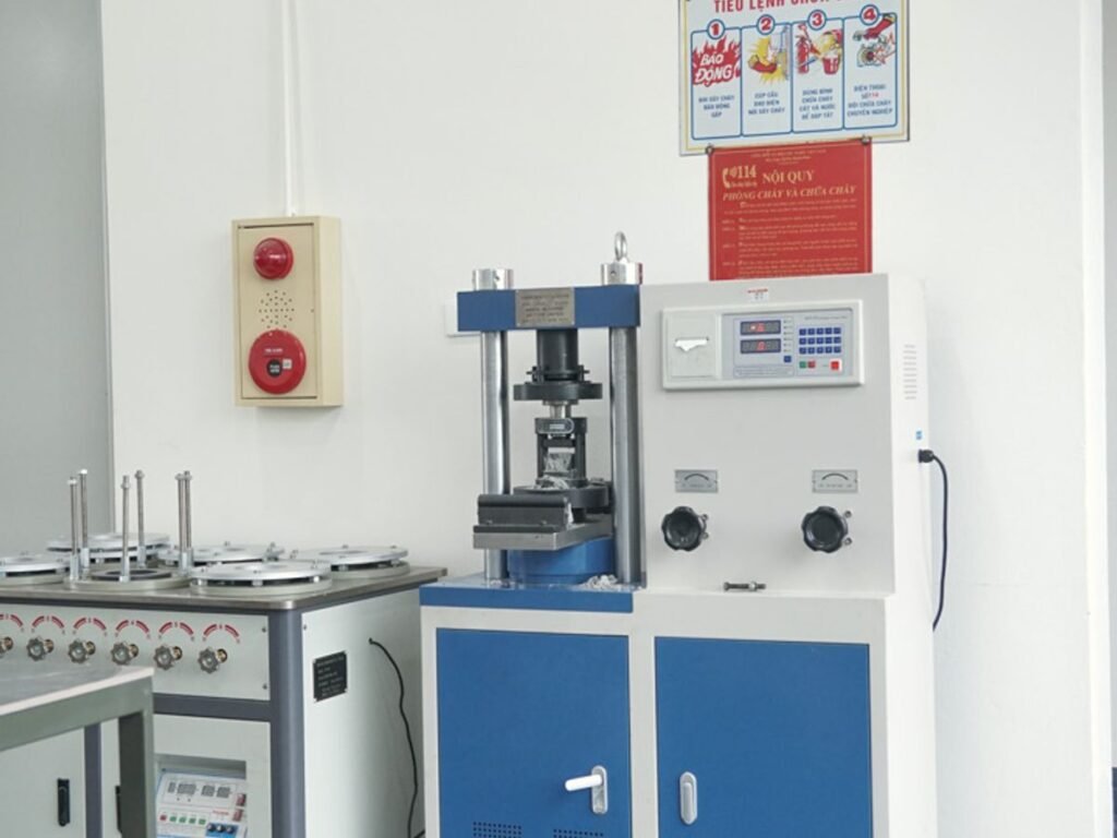 Industrial equipment in a clean, organized workspace setting.